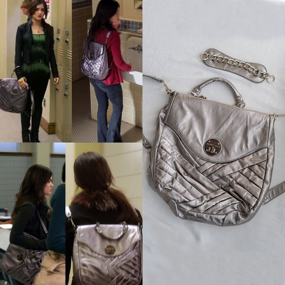 ☀️Metallic Elliot Lucca Convertible Bag Purse ASO Aria On Pretty Little Liars